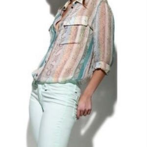 RAG & BONE for Intermix 25 Legging Ice Mint Jeans